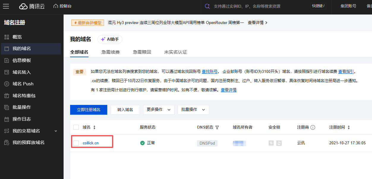 域名管理
